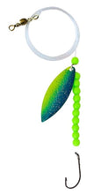Load image into Gallery viewer, Willow Leaf Spinner Green Wave
