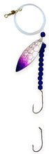 Load image into Gallery viewer, Willow Leaf Spinner Purple Scale