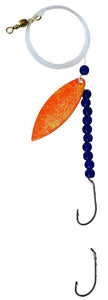 Willow Leaf Spinner Orange Speckle