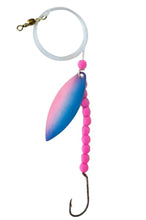 Load image into Gallery viewer, Willow Leaf Pink Swirl Worm Harness
