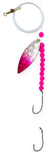 Willow Leaf Spinner Pink Scale